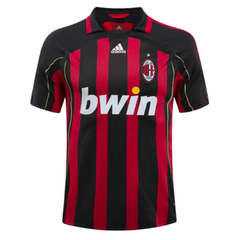 Maglia Calcio Vintage AC Milan Casa 2006-07 - Rossonera